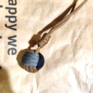 Monkey fist paracord lanyard